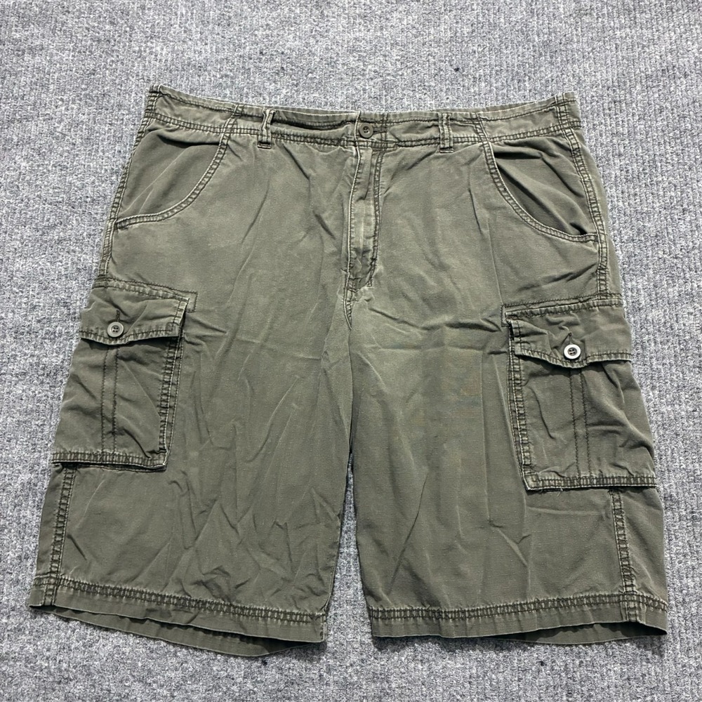 Calvin Klein Jeans Mens Cargo Shorts Size 40 Green Outdoor Utility Mid Rise